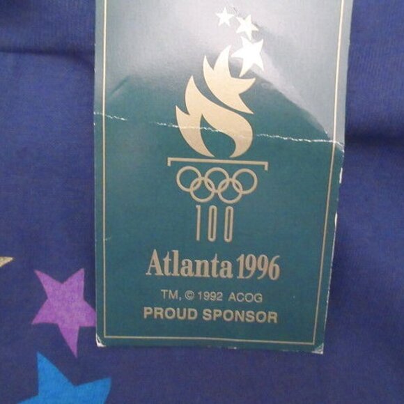 VTG Atlanta 1996 Centennial Olympics T-Shirt XXL Single Stitch USA Made NOS - Picture 4 of 7